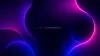 Abstrakter AI-Hintergrund mit leuchtenden Neon-Formen in Lila, Pink, Blau und Text '22. Kalenderwoche'. Visualisiert