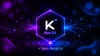 Kimi K3 Logo in einem leuchtenden Sechseck mit dem Text Open Weights vor blau-violettem, digitalem Hintergrund.