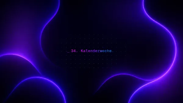 Abstrakte Illustration zu den AI Picks der 34. KW